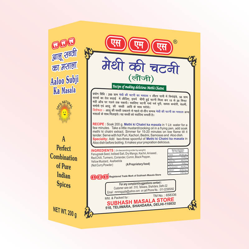 Methi Chutney Masala